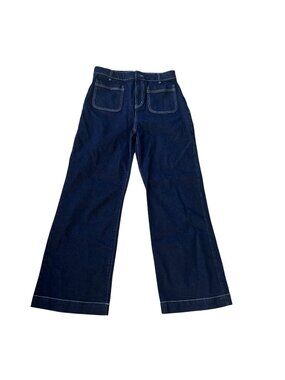 Boden Denim Wide Leg Patch Pocket Jeans Size 10R